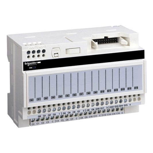Schneider Electric-ABE7P16T111-Telefast ABE7 - embase - relais embrochable - 16 voies - relais 5mm
