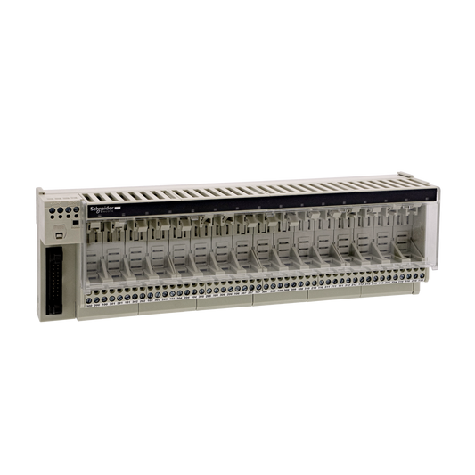 Schneider Electric-ABE7P16T330-Telefast ABE7 - embase pour relais embrochable - 16 voies - relais 12,5mm