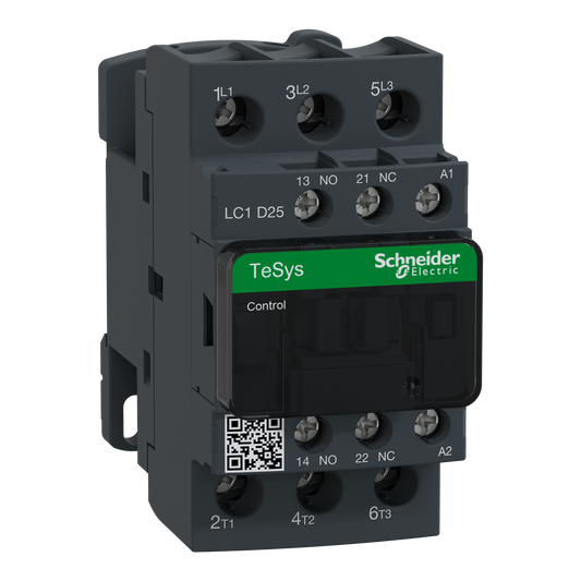 Schneider Electric-LC1D25B7TQ-contacteur CONT 25A 1F plus 1O 24V 50 60