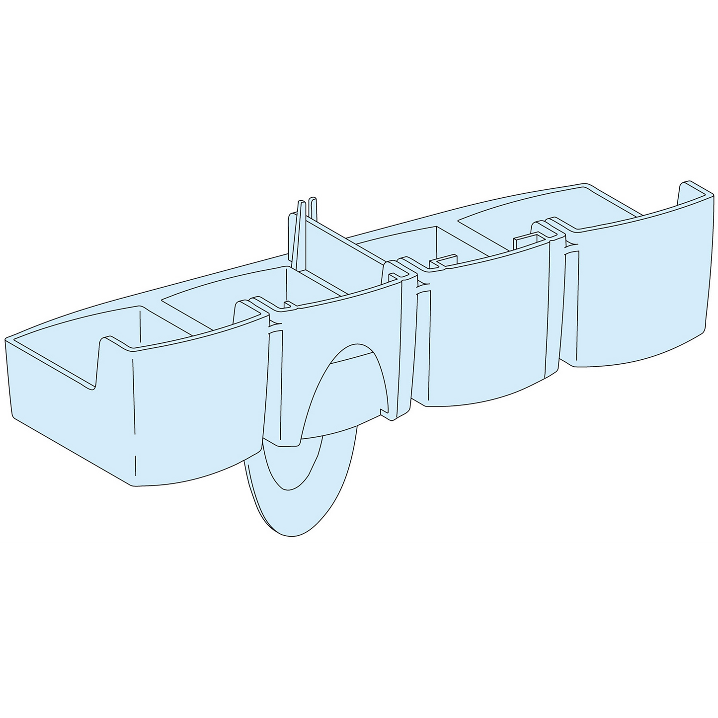 Schneider Electric-LVS04809-Linergy FC - Cache dents pour NSX - Polypact
