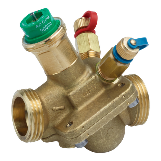 Schneider Electric-VP228E-20BQS-Vanne PIBCV DN20 standard flow avec prises de pression