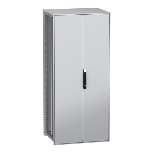 Schneider Electric-NSYSFN188602DP-PanelSeT SFN - cellule - 2 portes - avec châssis - assemblé - 1800x800x600 mm