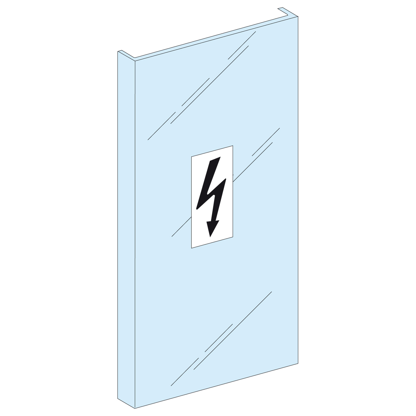 Schneider Electric-LVS04197-Linergy BS - Ecran de protection jeu de barres étagé en gaine - 1500x250mm