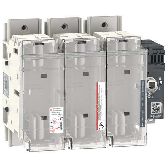 Schneider Electric-LV481443-FuPact GS - interrupteur sectionneur fusible - 400A - 3P - DIN 0/1/2 - F&R CTRL