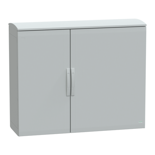 Schneider Electric-NSYPLAT10124G-Thalassa - Armoire polyester toit 1000x1250x420 - IP44 Ral 7035