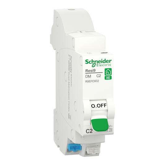 Schneider Electric-R9EFD610-Resi9 XE - disjoncteur modulaire - 1P+N - 10A - courbe D - embrochable