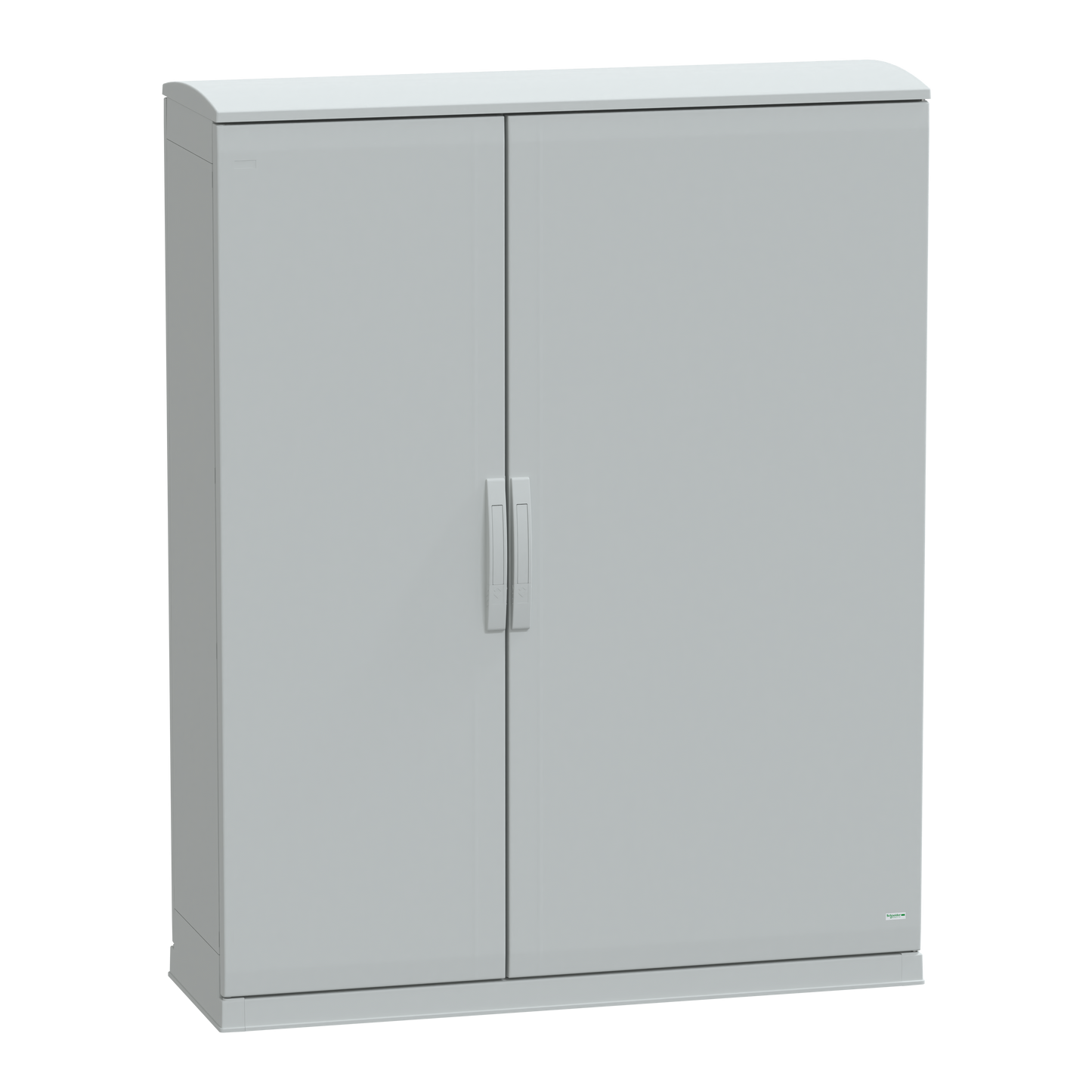 Schneider Electric-NSYPLAZT15124G-Thalassa - Armoire polyester socle + toit 1500x1250x420- IP44 Ral 7035