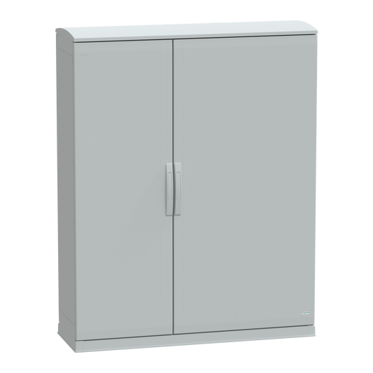 Schneider Electric-NSYPLAZT15124G-Thalassa - Armoire polyester socle + toit 1500x1250x420- IP44 Ral 7035