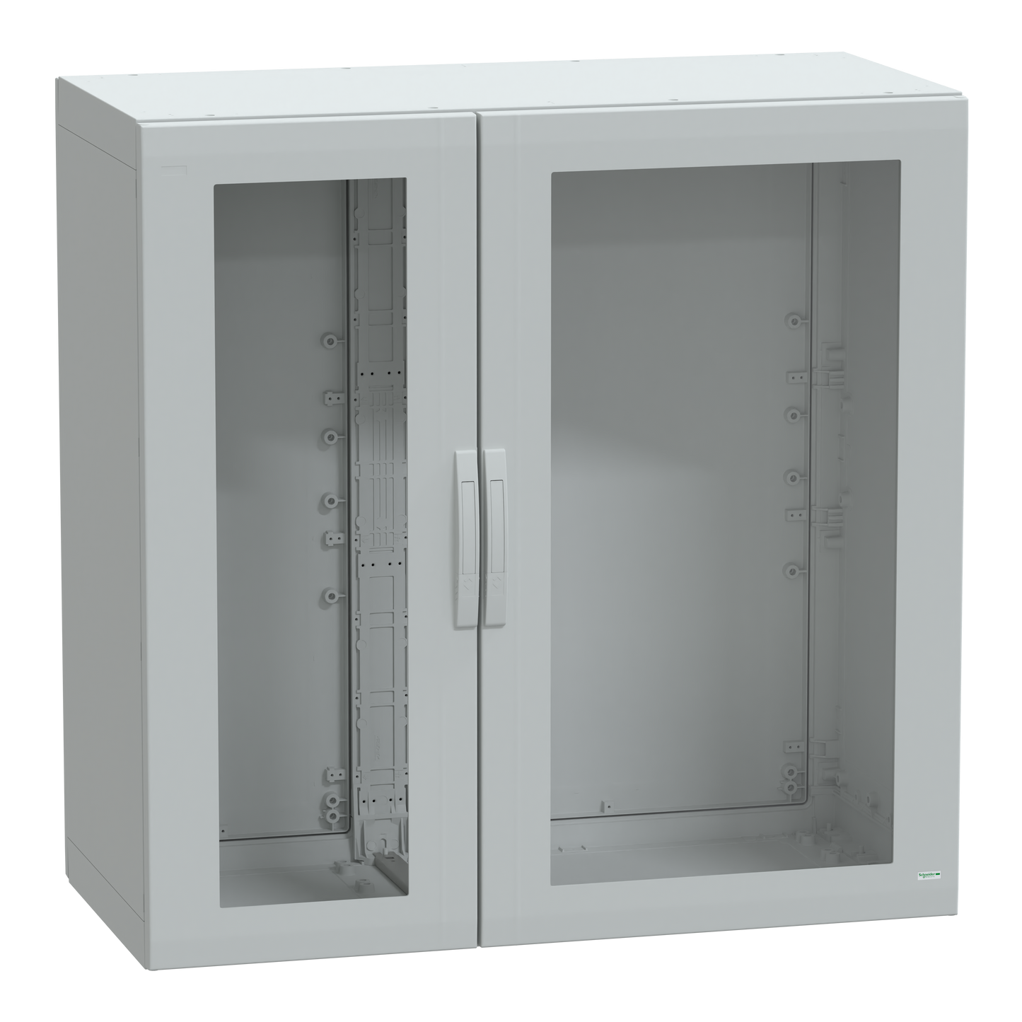 Schneider Electric-NSYPLA12126TG-Thalassa - Armoire polyester 1250x1250x620 - IP65 - vitrée Ral 7035