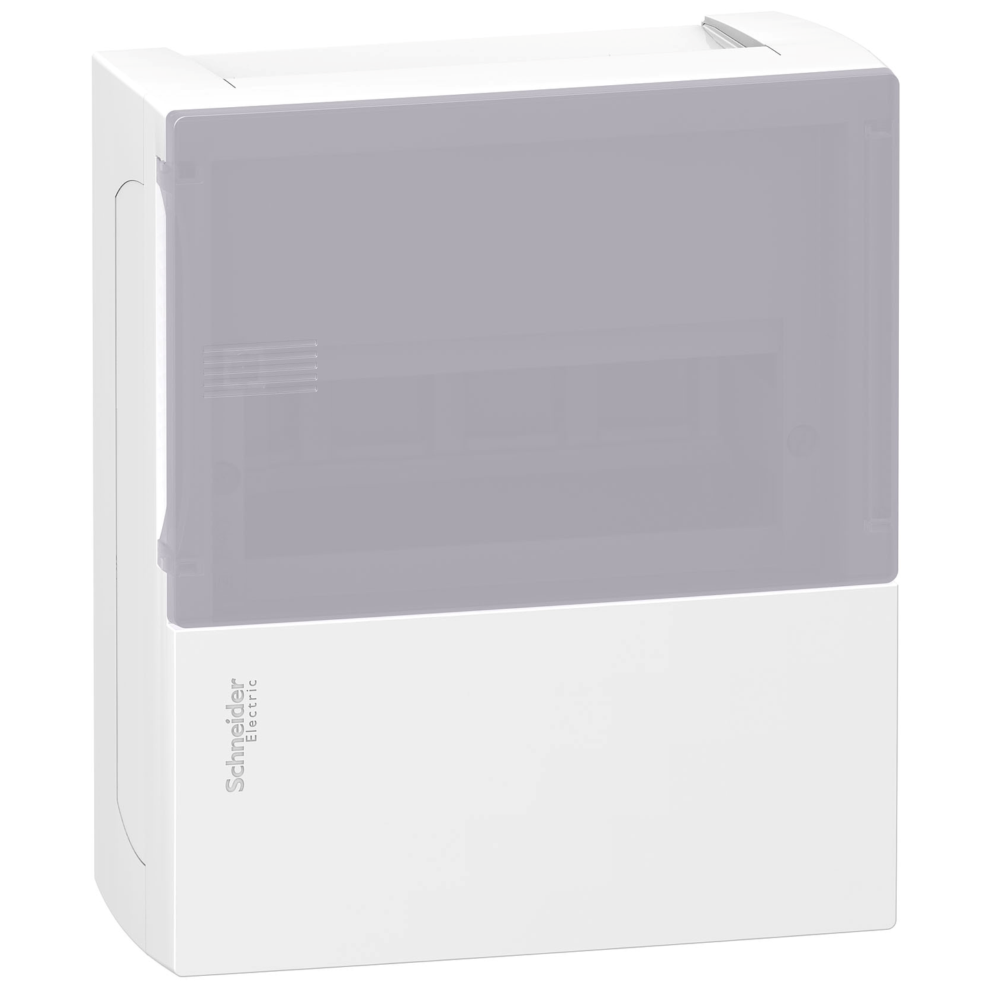Schneider Electric-MIP11108T-Pragma - mini coffret en saillie - 1x8 mod. - portillon transp - bornier terre