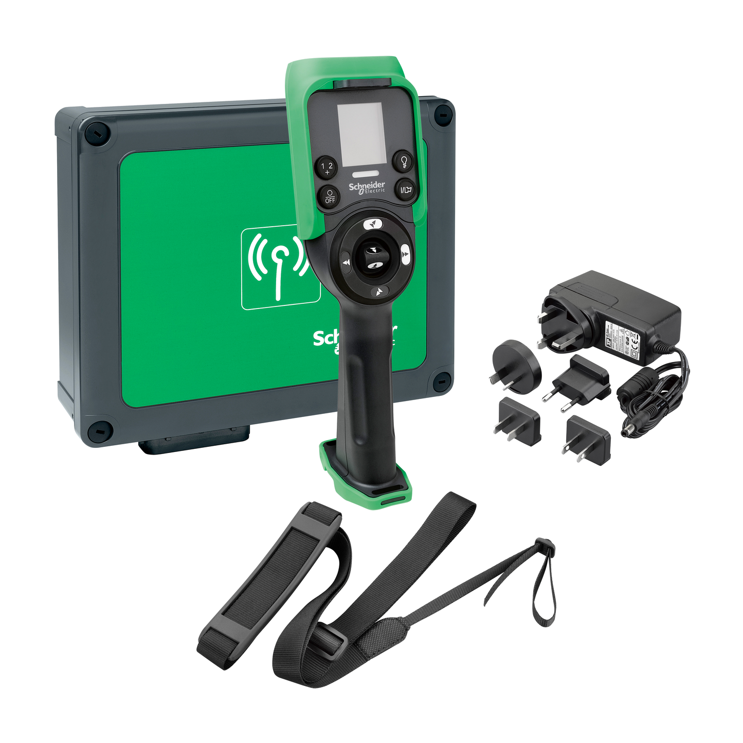 Schneider Electric-XARSK8D18H-eXLhoist - starter kit - base ZARB18H - cde ZART8D - chargeur ZARC01 et access.