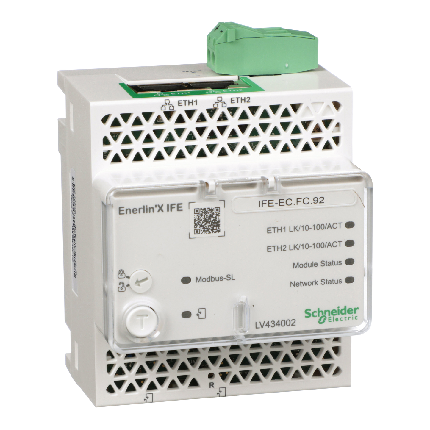 Schneider Electric-LV434002-EnerlinX IFE - Interface Ethernet et passerelle pour disj ComPacT et MasterPacT