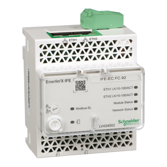 Schneider Electric-LV434002-EnerlinX IFE - Interface Ethernet et passerelle pour disj ComPacT et MasterPacT
