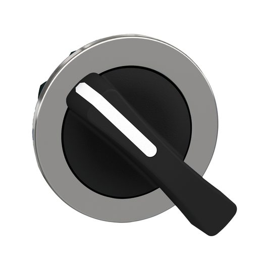 Schneider Electric-ZB4FJ4-Harmony XB4 - tête bouton tournant à crosse - flush - 2 pos à rap. - noir