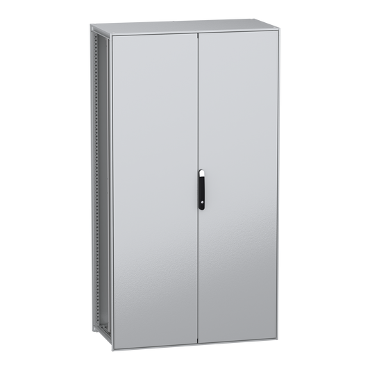 Schneider Electric-NSYSFN2212602DP-PanelSeT SFN - cellule - 2 portes - avec châssis - assemblé - 2200x1200x600 mm