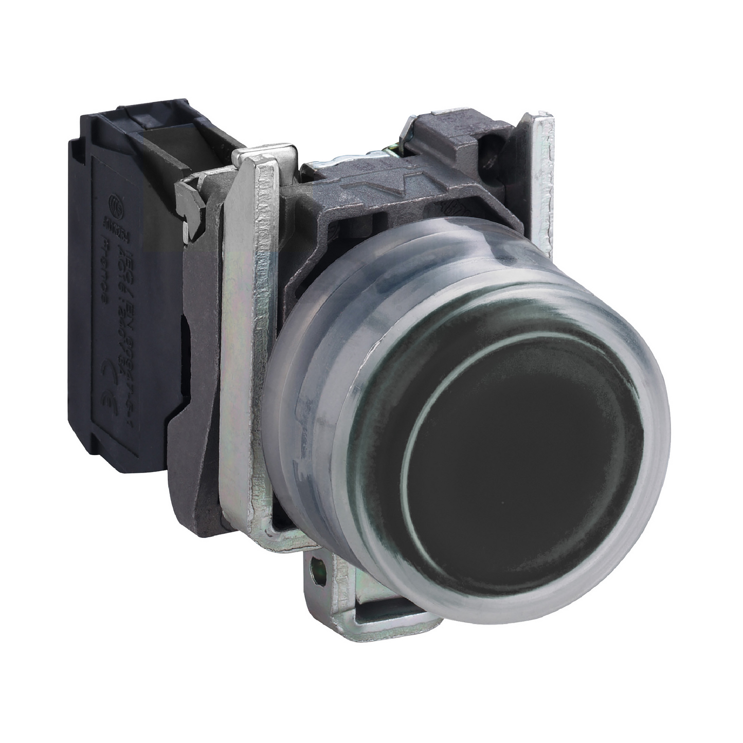 Schneider Electric-XB4BP21-Harmony XB4 - bouton poussoir à impulsion - Ø22 - capuchonné - noir - 1F - vis