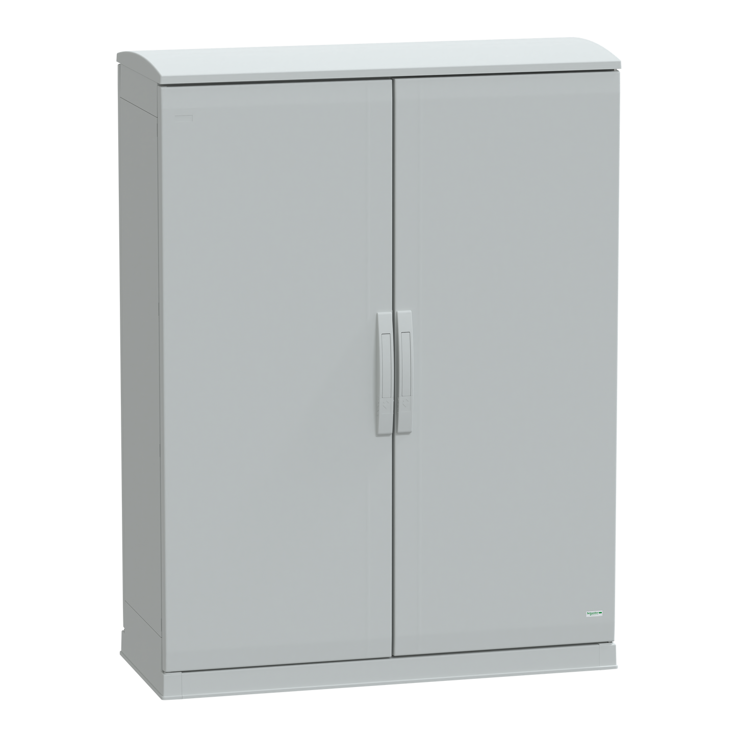 Schneider Electric-NSYPLAZT12104G-Thalassa - Armoire polyester socle + toit 1250x1000x420- IP44 Ral 7035