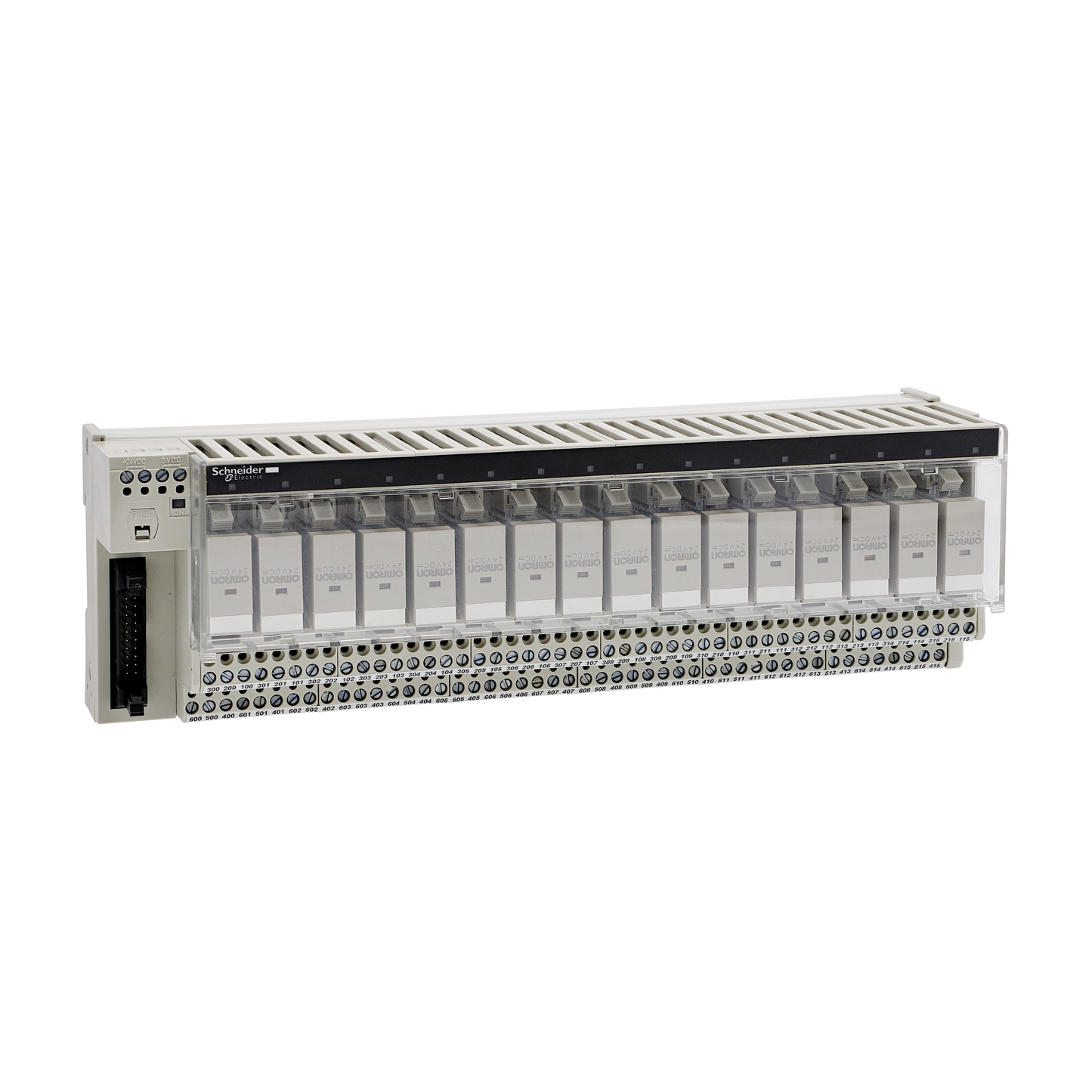 Schneider Electric-ABE7R16T370-Telfast ABE7 - embase - relais embrochable - 16 voies - relais 12,5mm