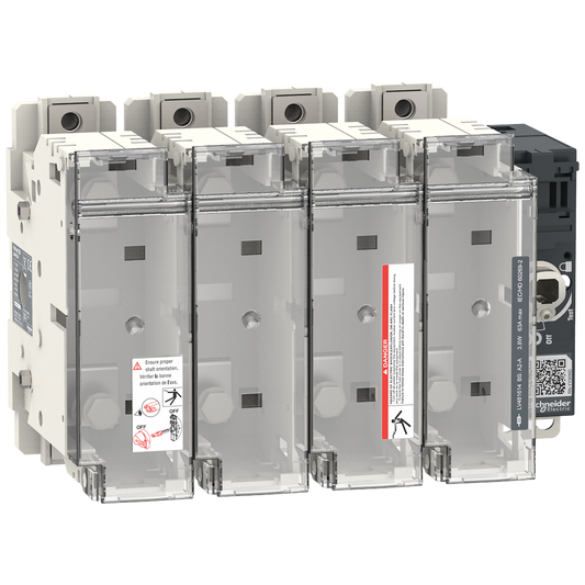 Schneider Electric-LV481634-FuPact GS - interrupteur sectionneur fusible - 160A - 4P - BS A2/4 - F&R CTRL