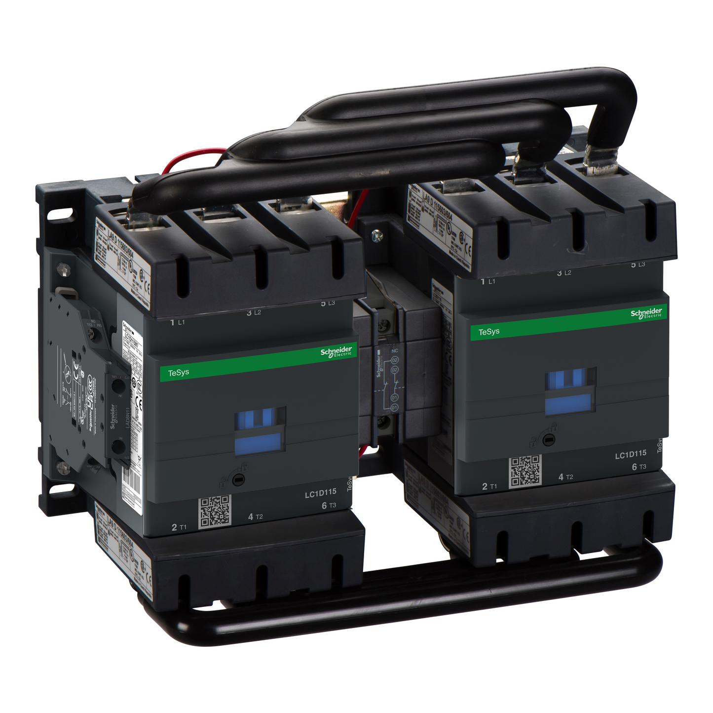 Schneider Electric-LC2D115B7-TeSys LC2D - contacteur inverseur - 3P - AC-3 440V - 115A - bobine 24Vca