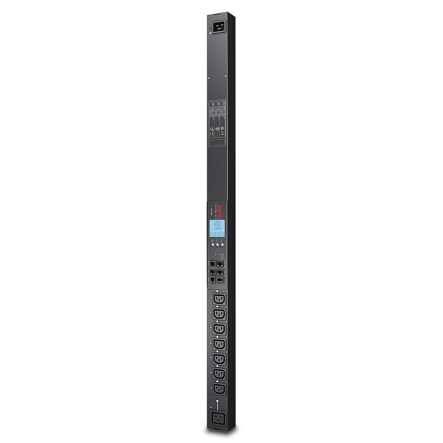 APC-AP8958-APC NetShelter - Metered Rack PDU 2G - Commuté - 3,3kVA - 20A - 11kW - 200/230V