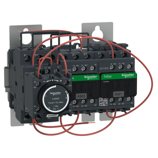 Schneider Electric-LC3D18AU7-TeSys LC3D - démarreur étoile triangle sur platine - bobine 240Vca