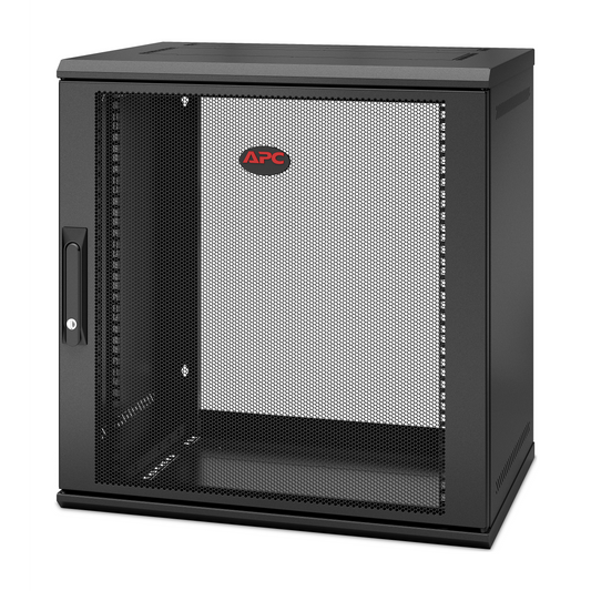 APC-AR112SH4-NetShelter WX - Rack mural 19P monobloc - 12U - 230V - 620x600x400cm - Noir