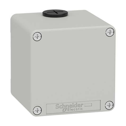 Schneider Electric-XAPD14-Boite métal vide grise - M20 x2 - non percée - 80x80x77 mm - UL cULus