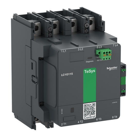Schneider Electric-LC1G1504KUEN-Contacteur TeSys LC1G 150A 440V 4P AC3 Standard 100-250V AC-DC bobine