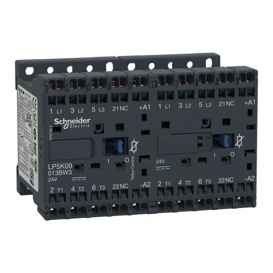 Schneider Electric-LP5K09013BW3-TeSys LP5K - contacteur inverseur - 3P - AC-3 440V - 9A - bobine 24Vcc