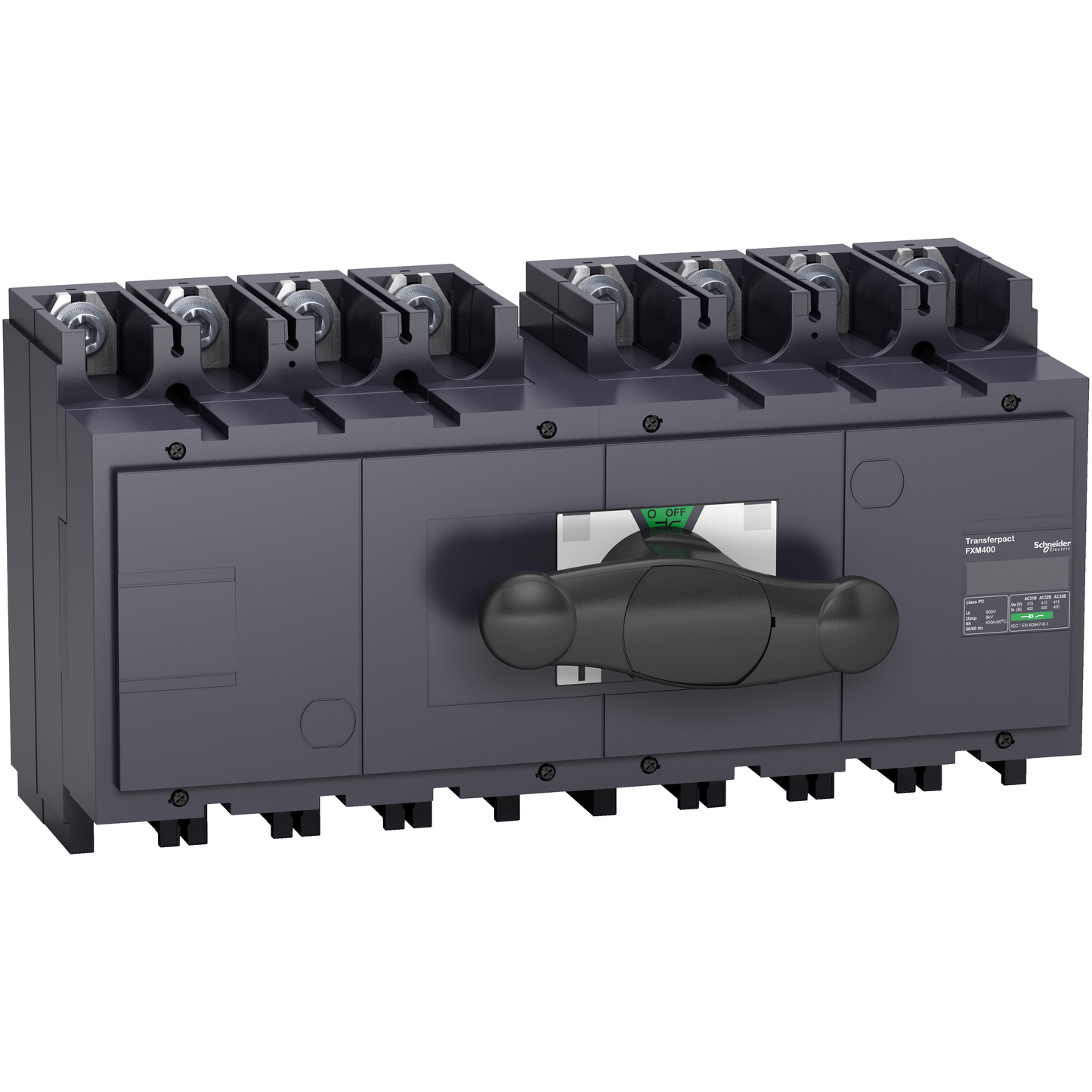 Schneider Electric-31151-TransferPacT FXM400 - inverseur de source manuel monobloc - 400 A - 4P - 690Vca