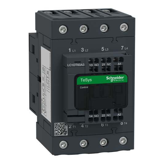 Schneider Electric-LC1DT60A3P7-TeSys D - Cont tetra everlink 4p ac1 415v 60 a ctrl ress bob 230v ca-50/60hz