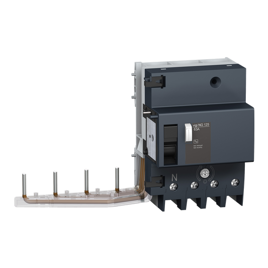 Schneider Electric-19035-Acti9 Vigi NG125 - Bloc diff. 230 à 400Vca - 4P 63A 1000mA - sélectif - Type A