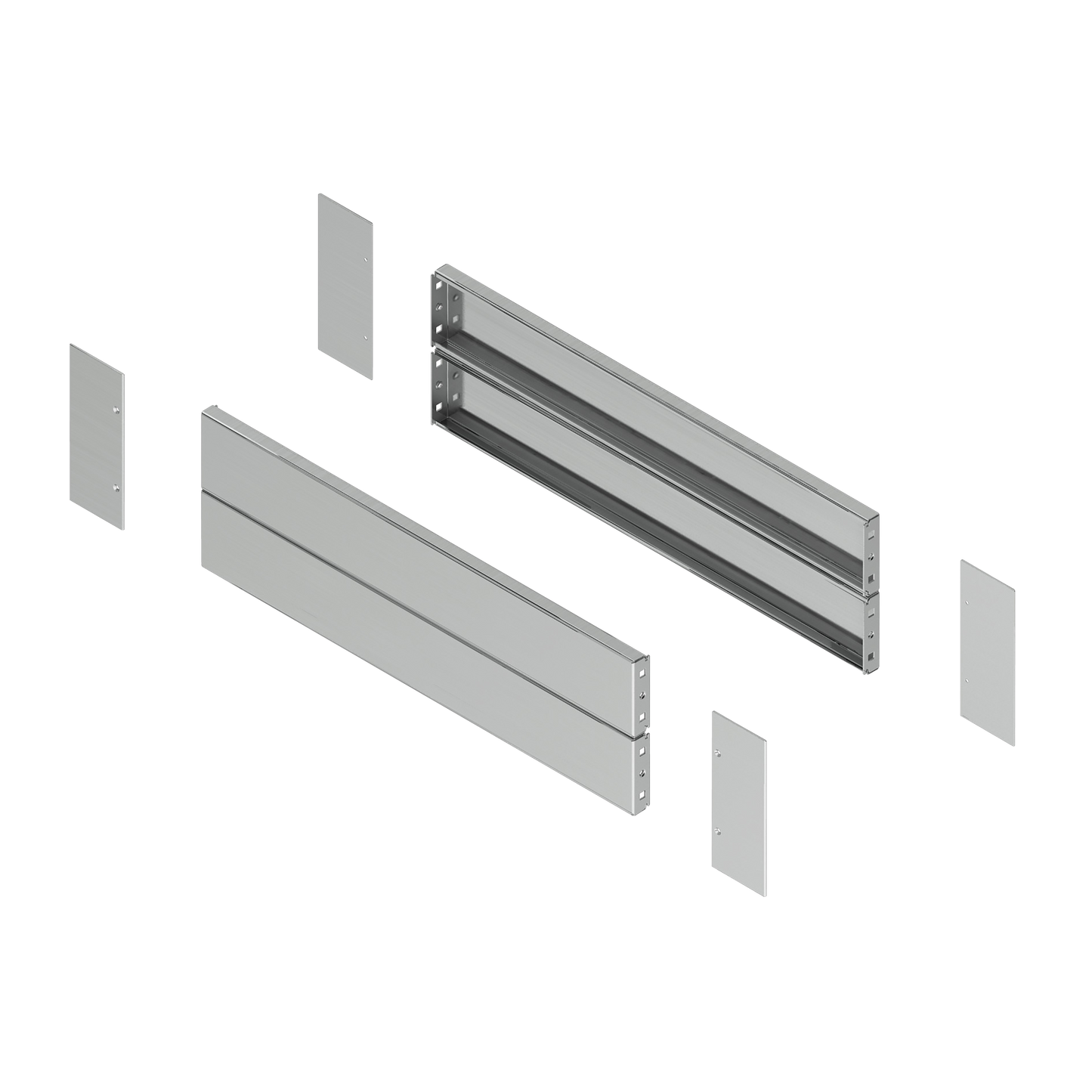 Schneider Electric-NSYSPSX6200H-PanelSeT SFN Accessoires - jeu 2 panneaux latéraux - inox 316L - 600x200mm