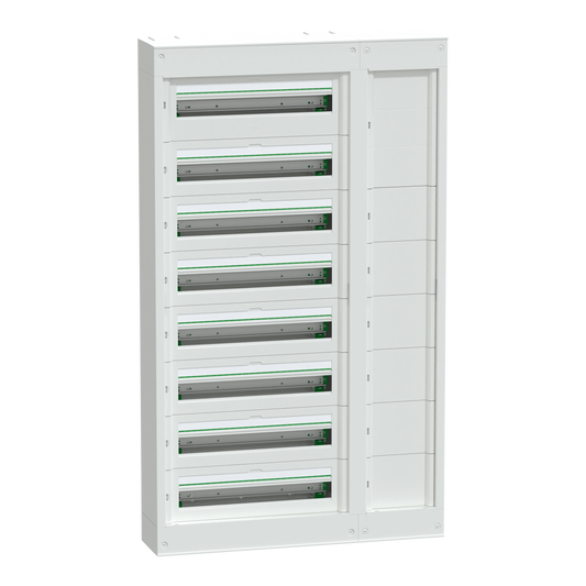 Schneider Electric-LVSSD824-PrismaSeT S - coffret saillie plastique & métal 8 rangées 24 modules + Gaine