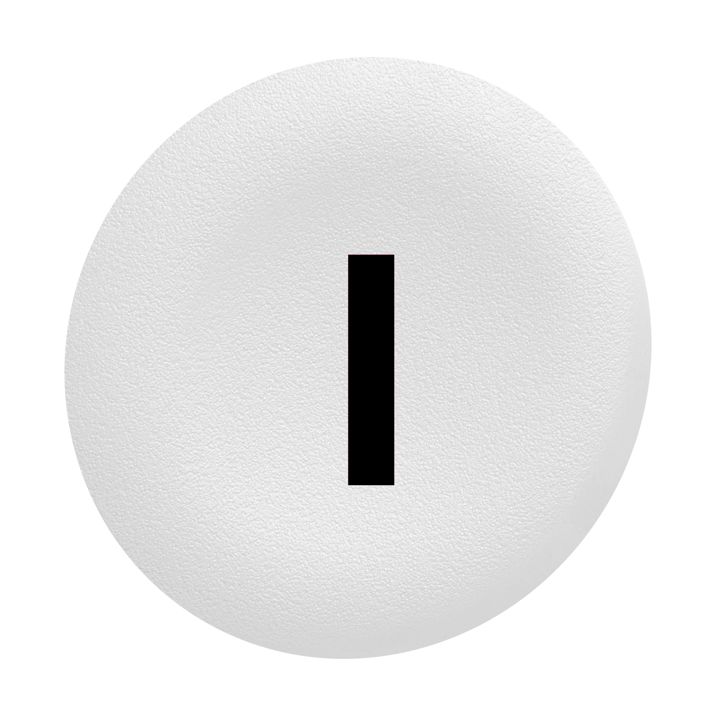 Schneider Electric-ZBAF131-Harmony - capsule pr bouton poussoir - Ø22 - affleurant lisse - 'I' - blanc