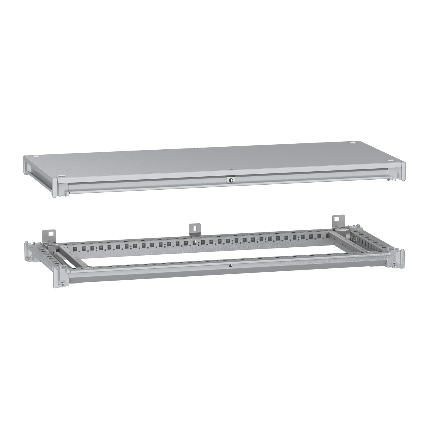 Schneider Electric-NSYSFNC104-PanelSeT SFN Kit - cadre supérieur et inférieur - 1000x400 mm (Hxl)