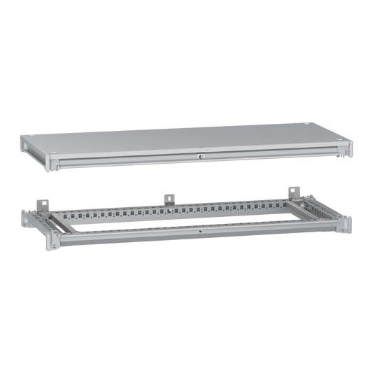 Schneider Electric-NSYSFNC104-PanelSeT SFN Kit - cadre supérieur et inférieur - 1000x400 mm (Hxl)