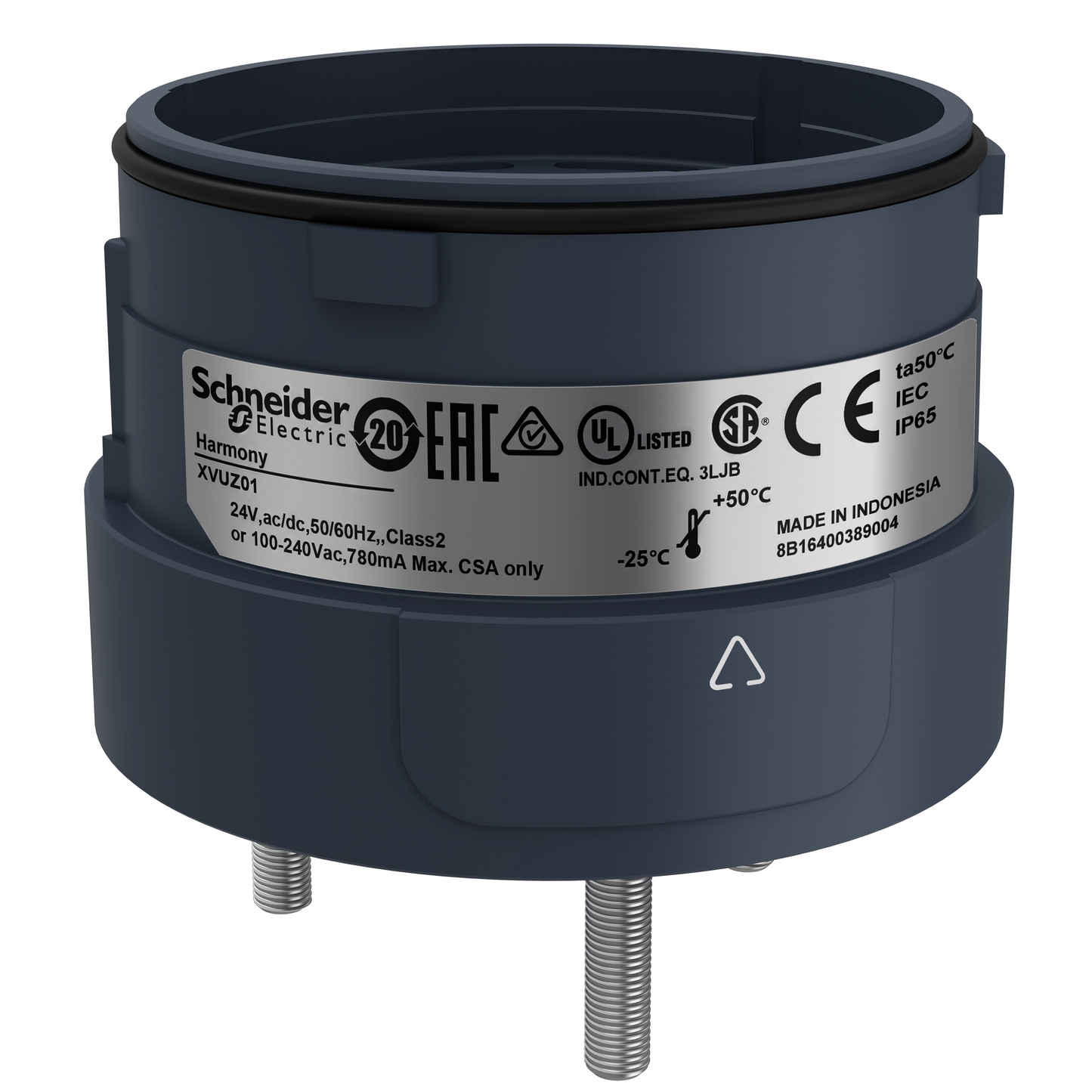 Schneider Electric-XVUZ01-Harmony XVU - socle de montage direct - 3 vis - noir