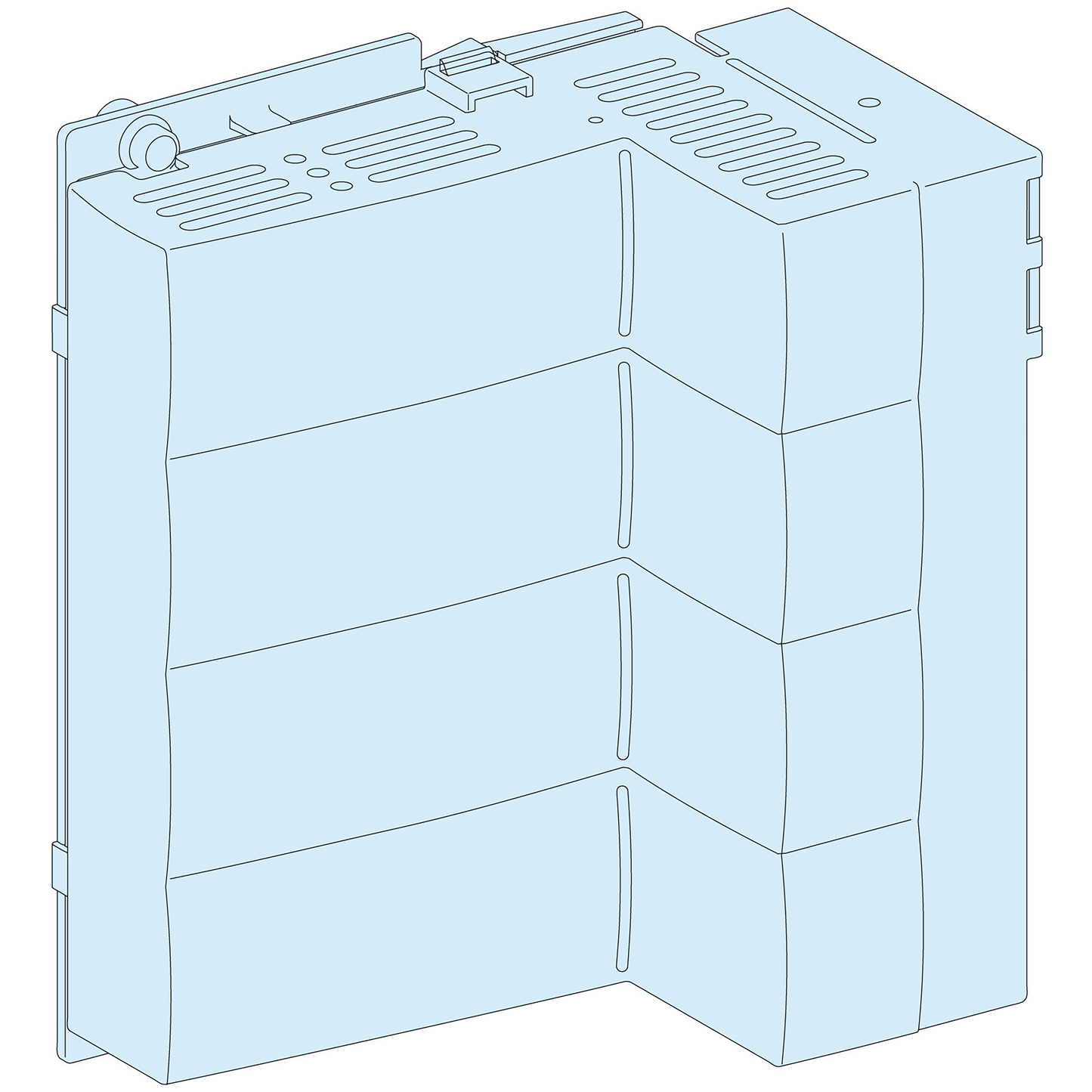 Schneider Electric-LVS04070-Linergy - Bloc alimentation INV400 - INS400 horizontal (vers Linergy BW)