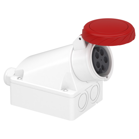 Schneider Electric-83159-Mureva - socle de prise industrielle - 16 A - 3P+N+T - 380-415 V CA - IP67