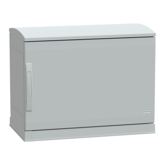 Schneider Electric-NSYPLAZT574G-Thalassa - Armoire polyester socle + toit 500x750x420 - IP44 Ral 7035
