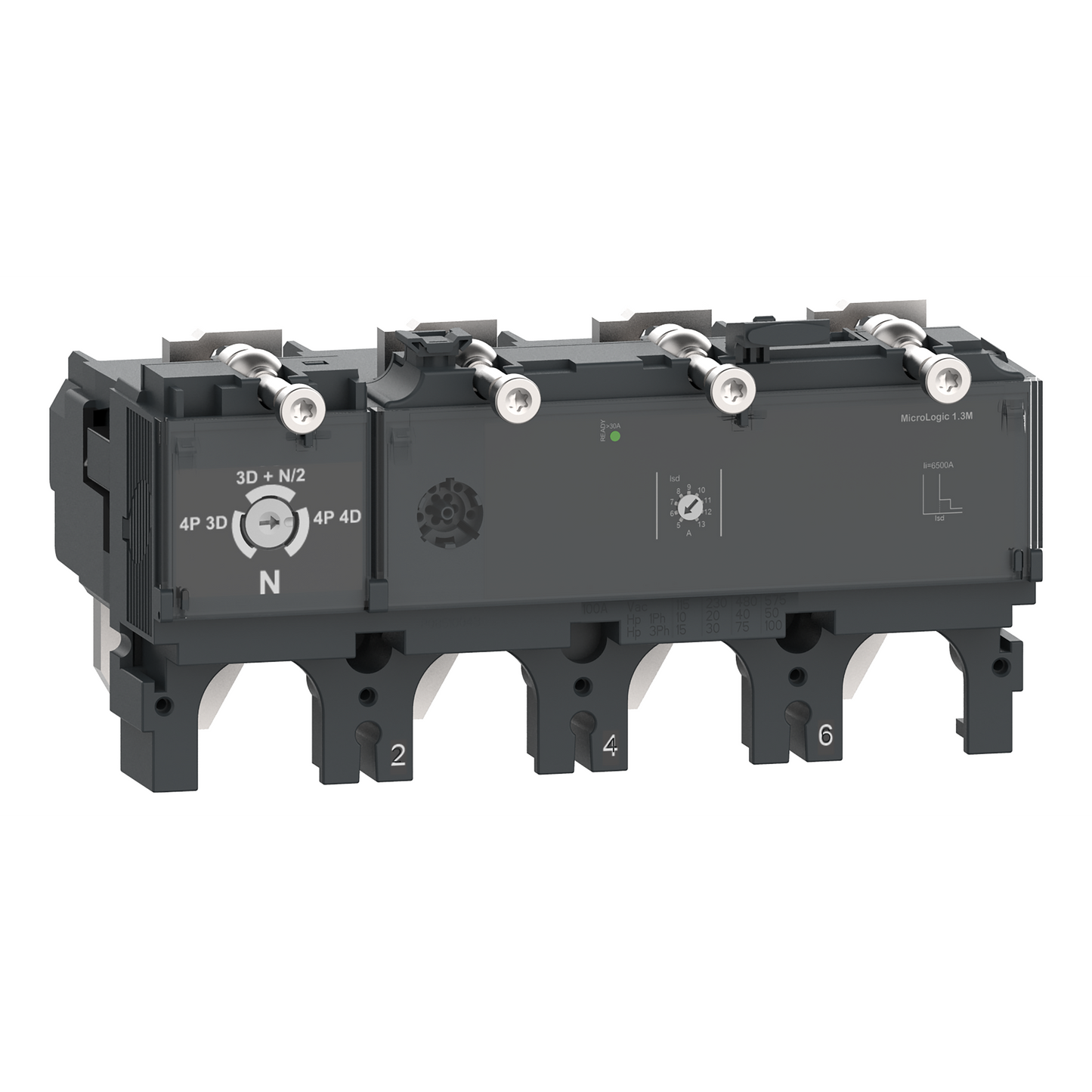 Schneider Electric-C4041M320-ComPacT NSX - Déclencheur MicroLogic 1.3 M 320A - 4P4D pour NSX400-630