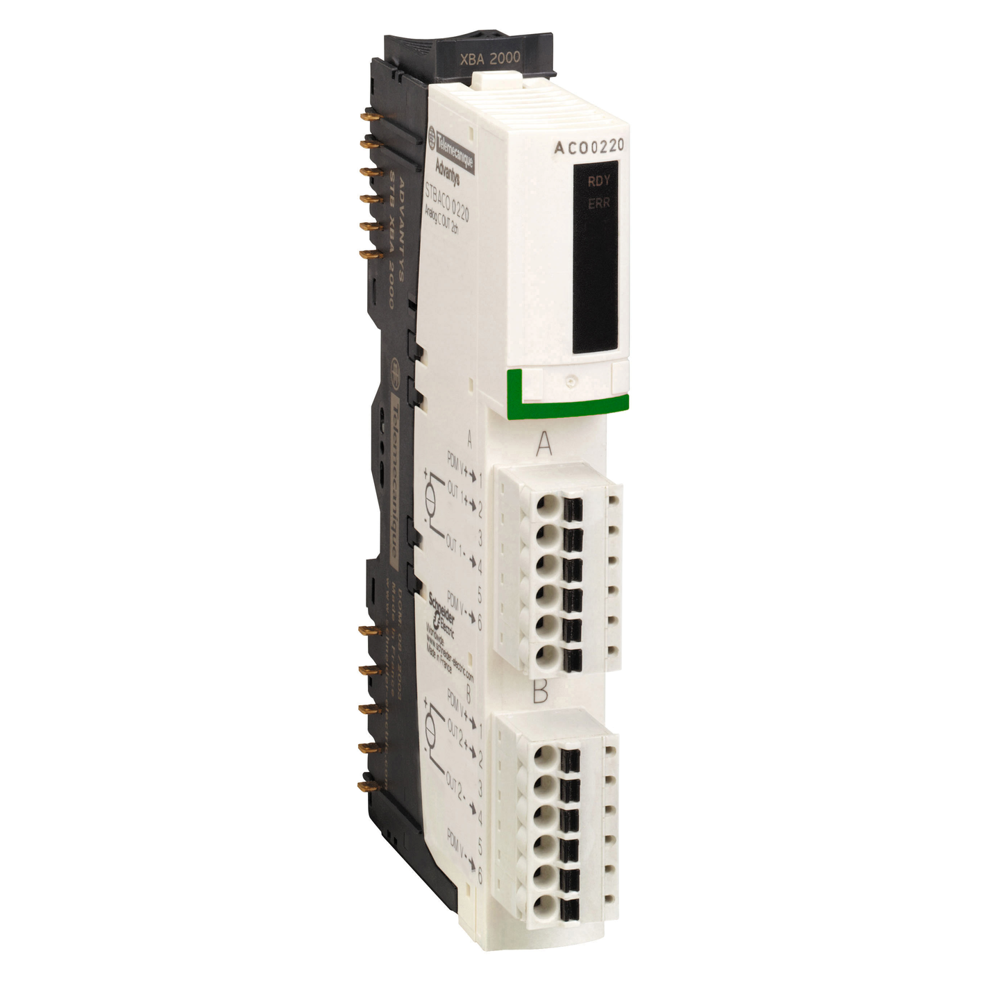 Schneider Electric-STBACO0220K-Advantys STB - kit de sorties analogiques standard - 4..20mA - 2S - 15bits+signe