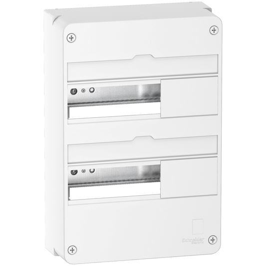 Schneider Electric-R9H13402-Resi9 - Coffret en saillie Blanc (RAL 9003)- 2 rangées de 13 modules