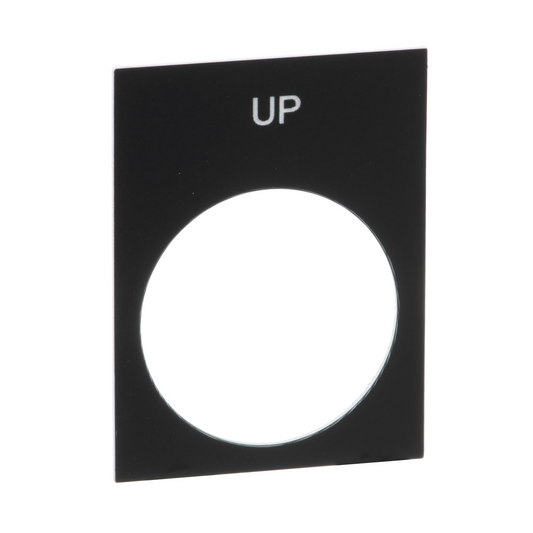 Schneider Electric-ZB2BY2307-Harmony - étiquette - 30x40mm - noir - UP