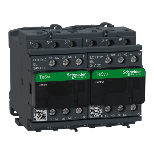 Schneider Electric-LC2D12BLV-TeSys LC2D - contacteur inverseur - 3P - AC-3 440V - 12A - bobine 24Vcc