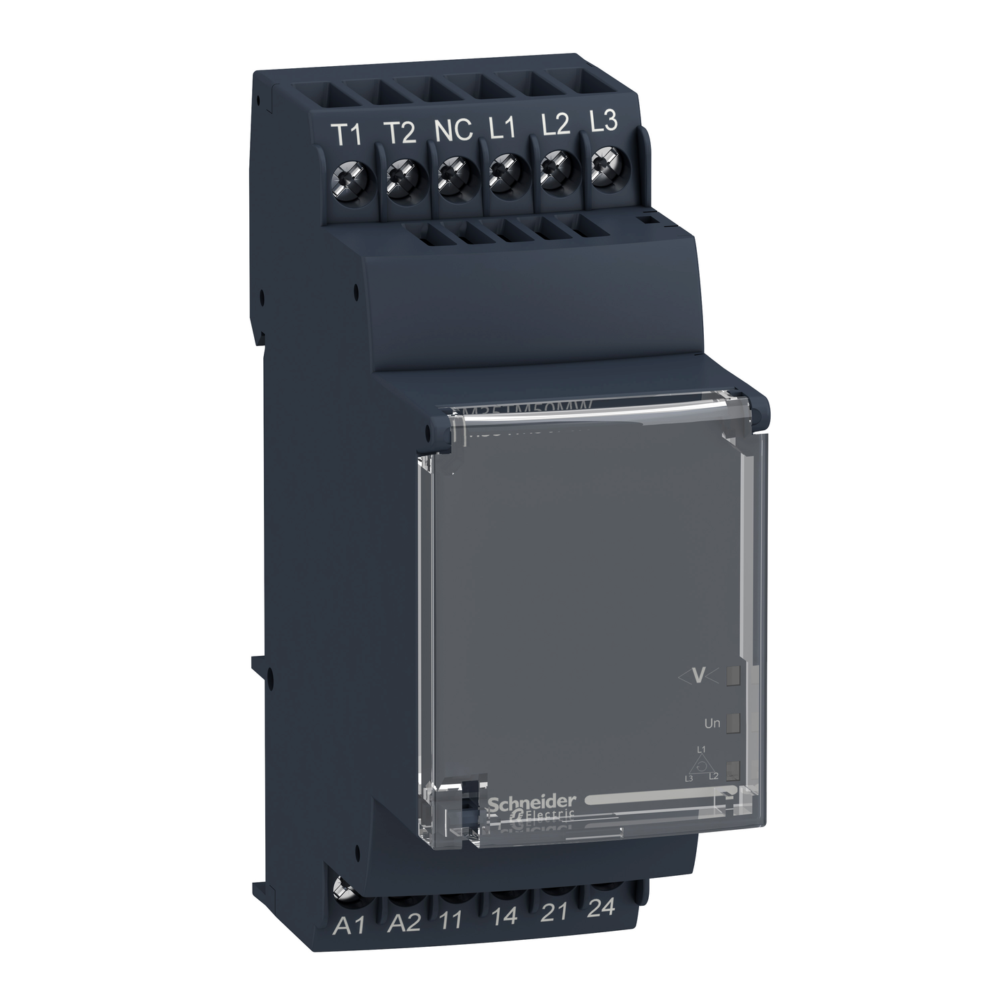 Schneider Electric-RM35TM50MW-Harmony RM35-T relais de contrôle tension et temp du moteur - 24..240Vca/cc - 2F