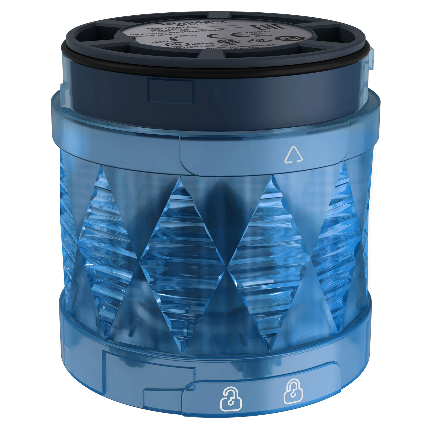 Schneider Electric-XVUC46-Harmony XVU - élément lumineux Ø60 - DEL - clignotant - 24VDC - bleu