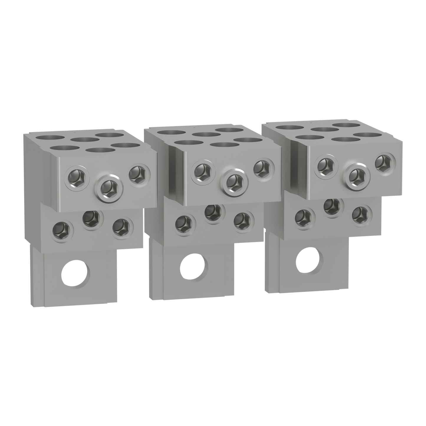 Schneider Electric-TPSCON47-TransferPacT TA250 - 3 bornes pour 6 câble 1,5 à 35mm² - séparateur de phases